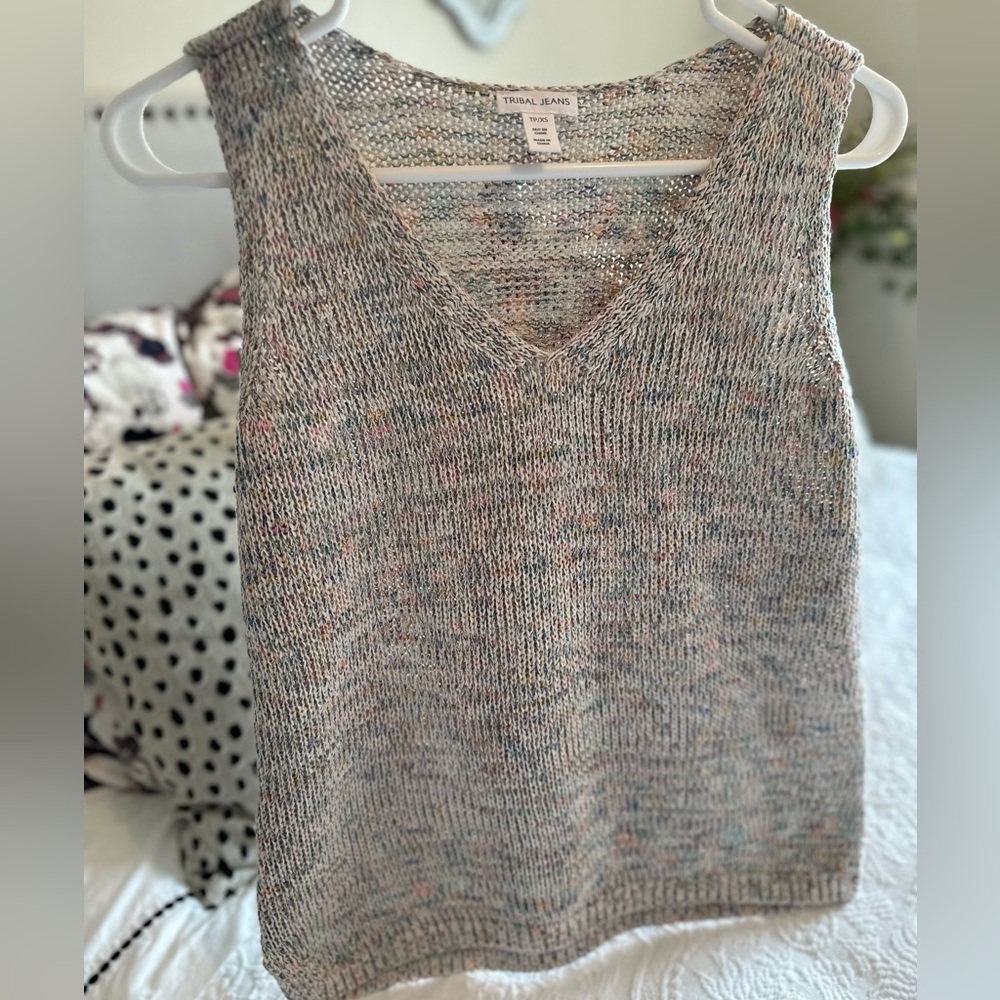 SALE! NWT Tribal Jeans knit tank Eggshell size XS